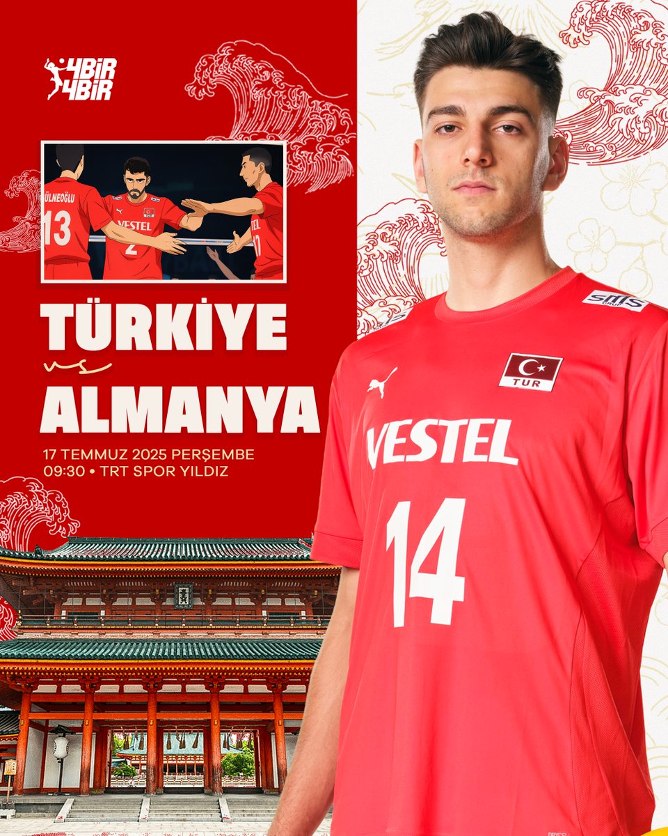 🇹🇷 #FileninEfeleri Japonya etabında ikinci maçına çıkıyor!

🗓️ 17 Temmuz Perşembe
🇹🇷 Türkiye - Almanya 🇩🇪
🕤 09.30
📺 TRT Spor Yıldız