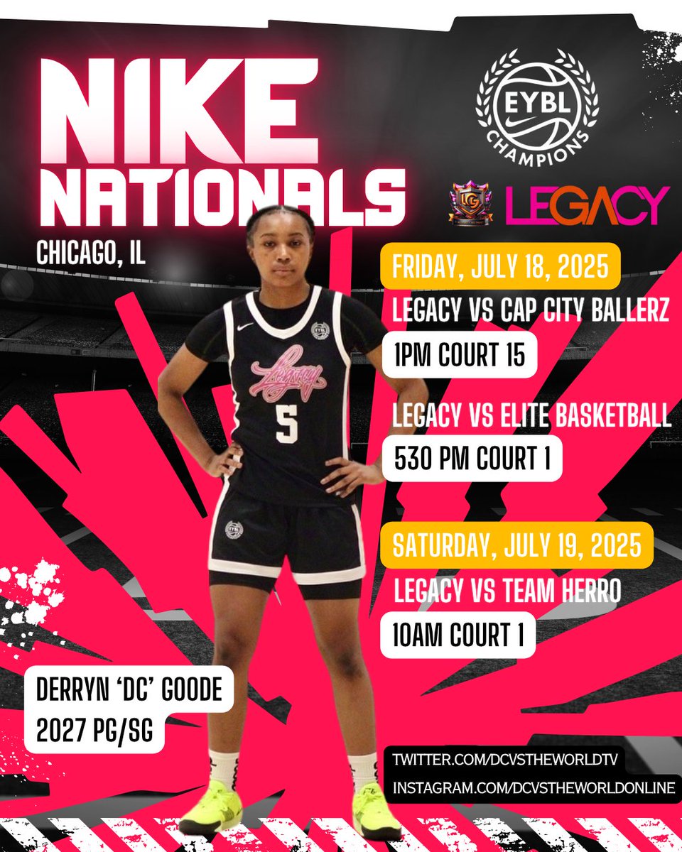 DCvsTheWorldTV's tweet image. Coaches please come see us in Chicago this weekend!