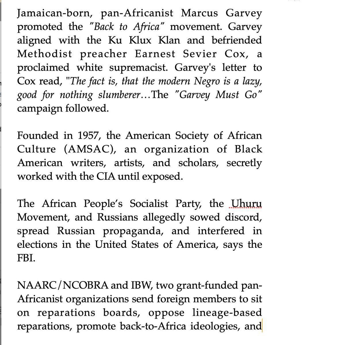FromthesoilMarc's tweet image. MARCUS GARVEY WAS AN AGENT!