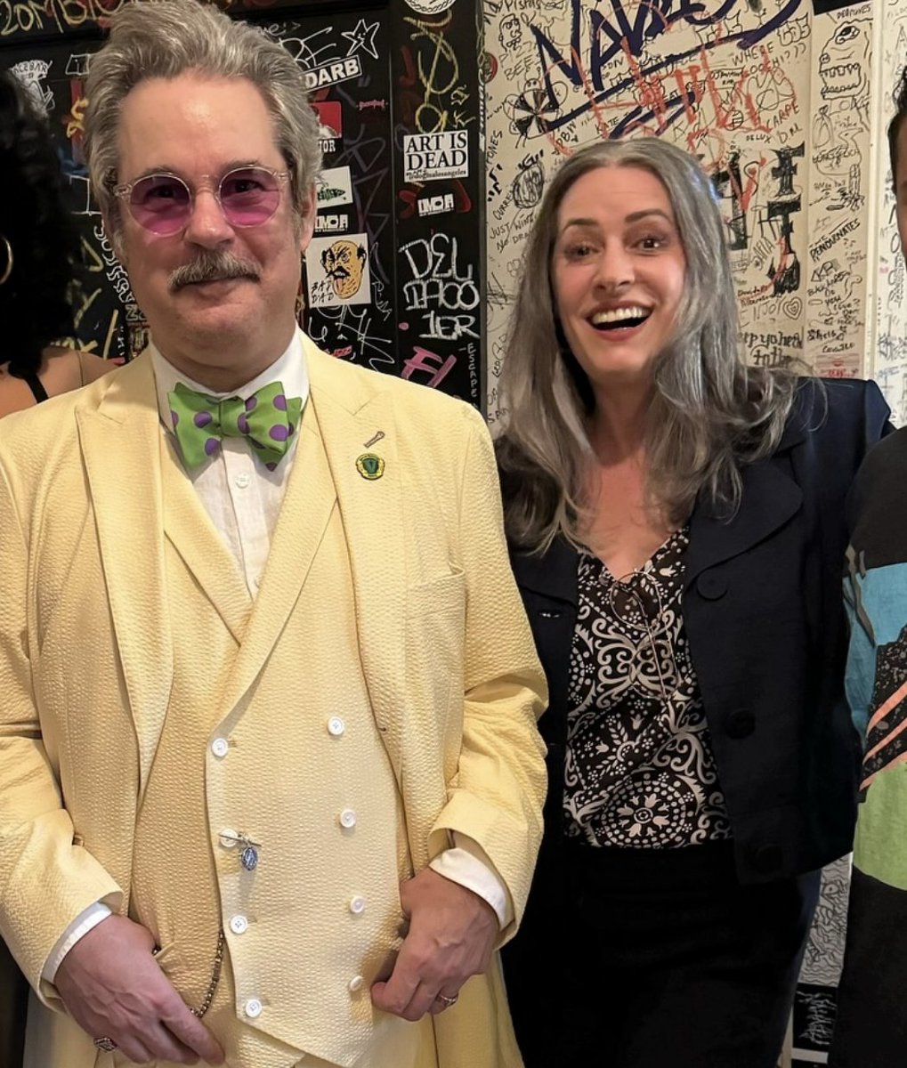 pvbarchive's tweet image. July 16th 2024: Paget and Paul backstage at his show!