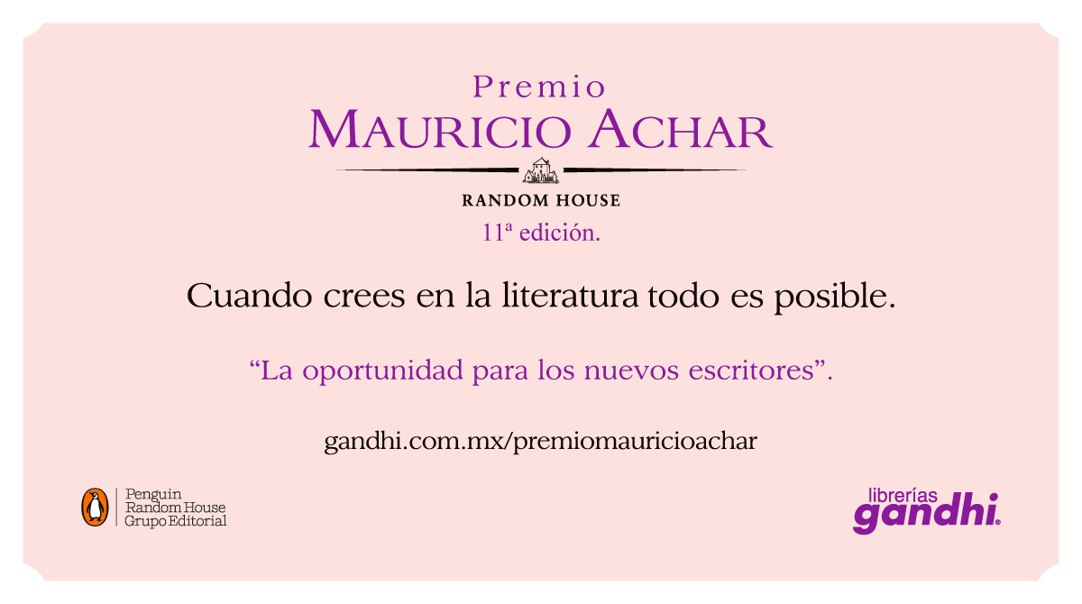 Librerías Gandhi (@libreriasgandhi) on Twitter photo Cuando crees en la literatura todo es posible. gandhi.com.mx/premiomauricio… <a href="/penguinlibrosmx/">Penguin Libros México</a> Cuando crees en la literatura todo es posible. gandhi.com.mx/premiomauricio… <a href="/penguinlibrosmx/">Penguin Libros México</a>