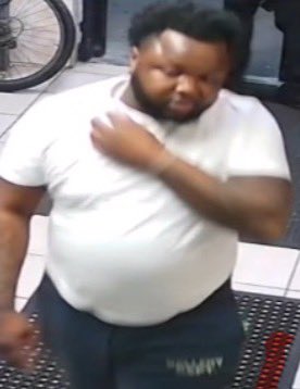 KeeleyFox29's tweet image. “CONSIDERED ARMED & DANGEROUS” by @PhillyPolice Man described by sources to me as “heavy build, full beard & tattoos on arm.” Was wearing white t-shirt & blue sweatpants at 3:54am July 5th in shootout with security guard at 7 Elements, police sources tell me.