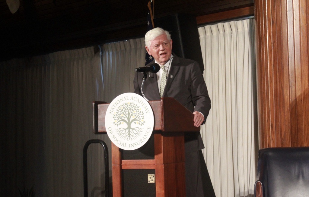 RepJohnLarson's tweet image. I joined the National Academy of Social Insurance and advocates from across the country to celebrate 90 years of #SocialSecurity and call for action.
Now is the time to protect Social Security and enhance benefits so no one can retire into poverty after a lifetime of hard work.