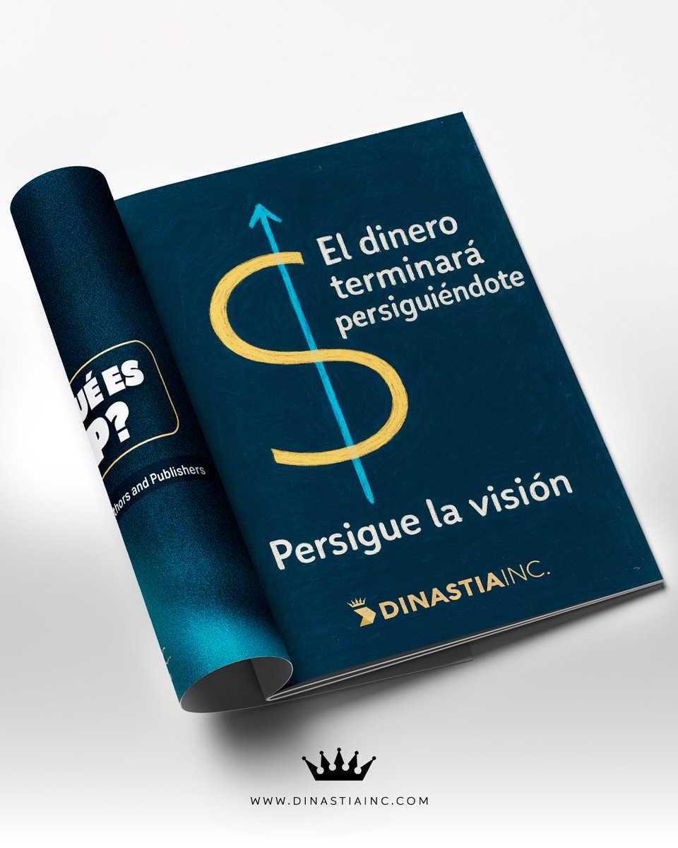 La visión primero, el dinero después. 🚀
Enfócate en construir, en crear, en soñar en grande... lo demás llega solo.