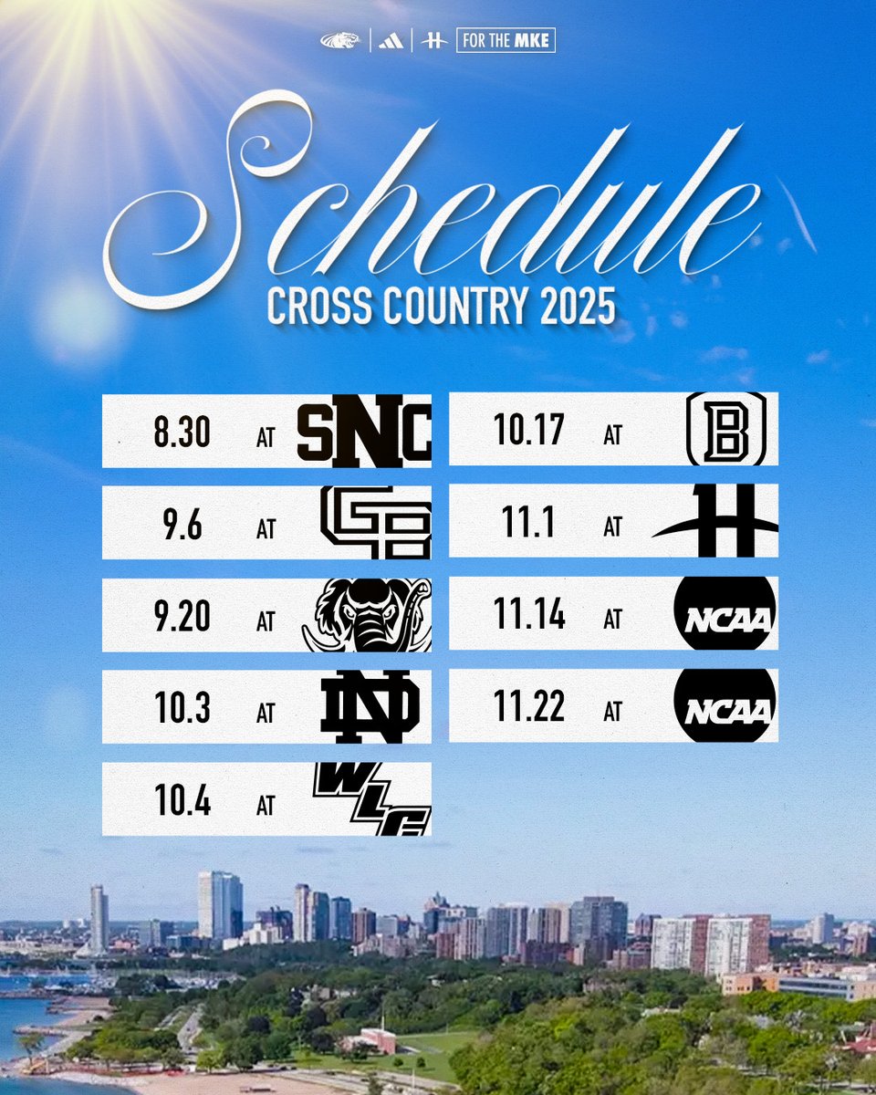 MKE_XCTF's tweet image. Our 2025 Cross Country Schedule has Arrived! 📆
See You Out on the Course! 👟⏩
🔗 tinyurl.com/mj89vxus
#ForTheMKE