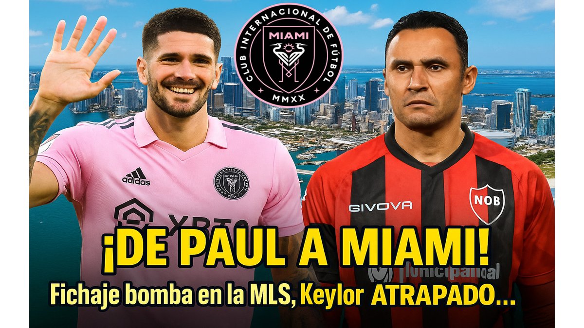 🔥 “¡DE PAUL A MIAMI! Fichaje bomba en la MLS, Keylor ATRAPADO y la fiesta de Jorge Ramos…”
Sumate a La Banda en YouTube 👉youtube.com/live/dnWr3gkZU…
Debates, análisis y toda la pasión del fútbol en un solo lugar. Hoy a las 6pm ET | 3pm PT ¡No te lo pierdas! 🔥⚽
#futbol