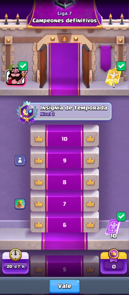 NG_Razen's tweet photo. La temporada pasada no jugué, y está que ya volví subí a 15k para poder jugar el modo competitivo pero sin haber jugado ni una partida en modo liga me dice q ya estoy en campeones definitivos y me dice que tengo 0 medallas.
@ClashRoyale @ClashRoyaleES @Rockstar_YT @Anaban_Cr https://t.co/uKJW8zsdQy