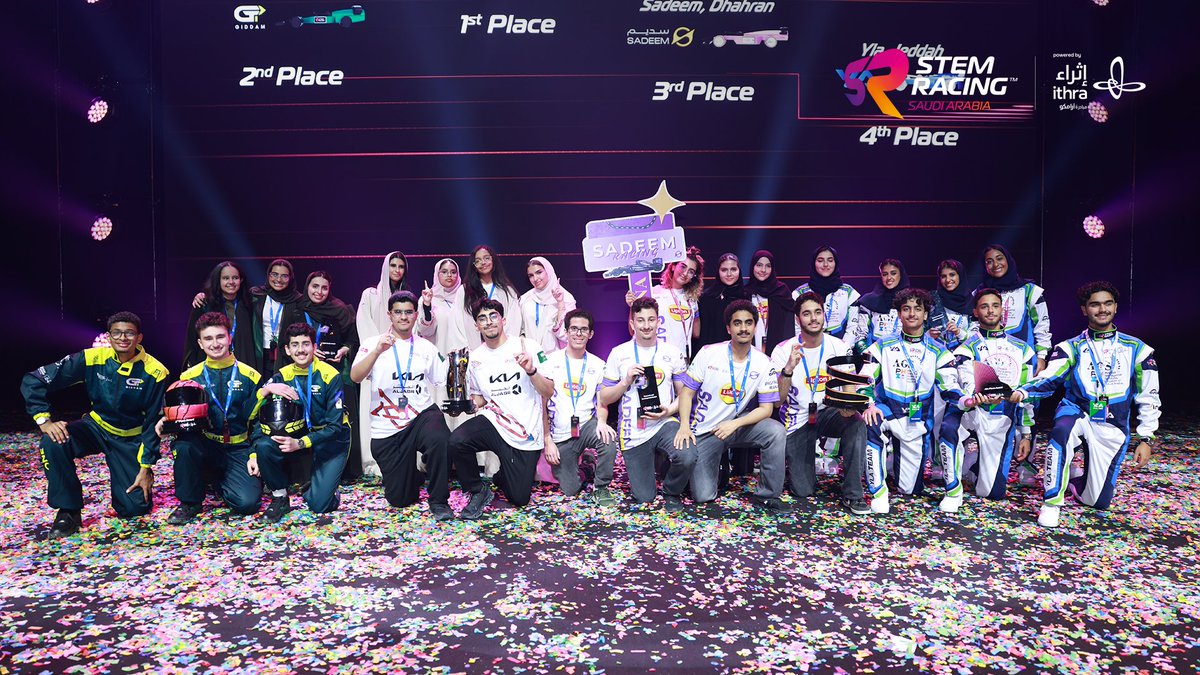 في اليوم الثاني والأخير من #المنافسة_الوطنية، اختتم أبطال #سباق_STEM_السعودية رحلتهم بالابتكار والمعرفة. 🏎️🏁

مبارك لهم ونتمنى لهم التوفيق في "بطولة سباق STEM العالمية في سنغافورة"!