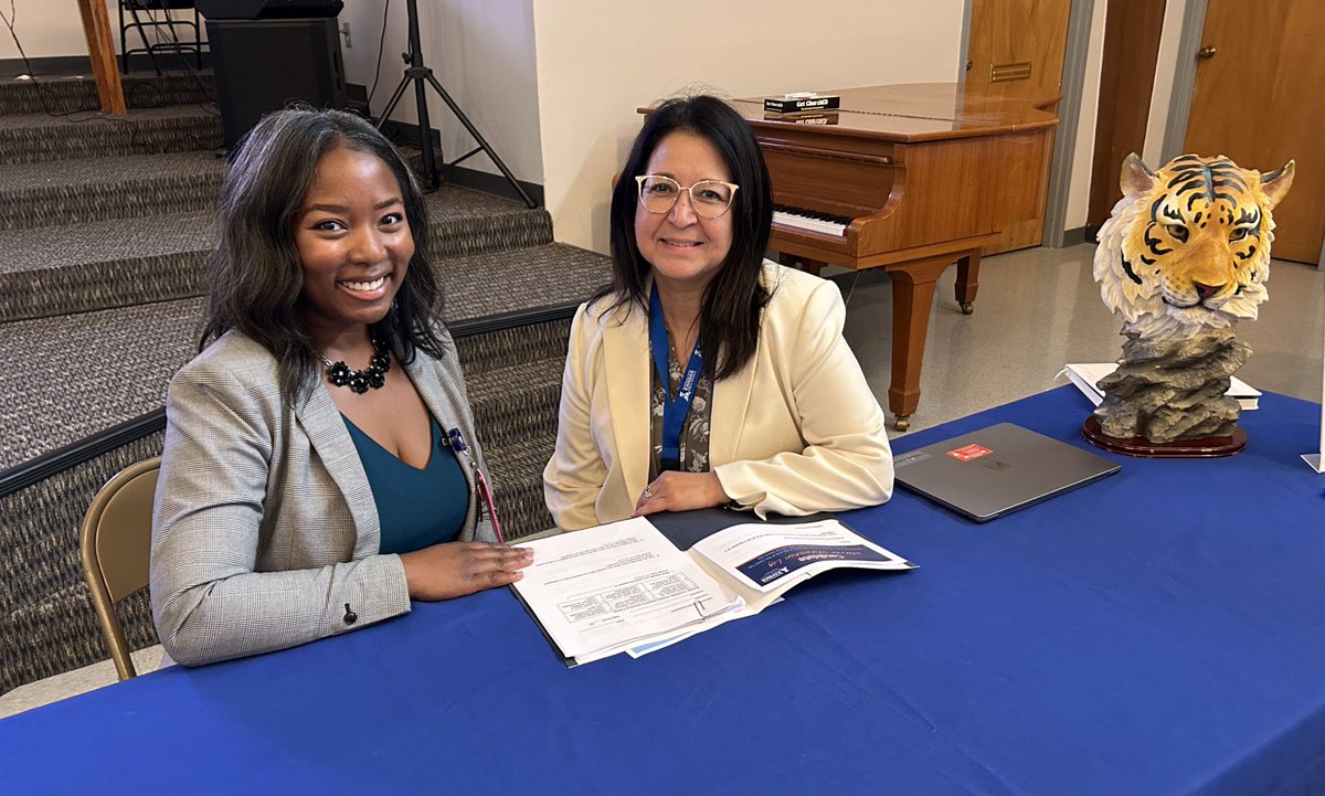 We are here and ready to meet you! 
Join us! #careerfair <a href="/kckschools/">Kansas City, Kansas Public Schools</a>