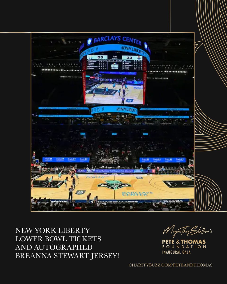 We’re excited to launch exclusive experiences from our Pete &amp; Thomas Foundation Inaugural Gala — now live on CharityBuzz!

From an exclusive night at Megan Thee Stallion's Hottieween and a Houston Texans’ home game in the Influencer Suite (plus pre-game passes) to a unique music