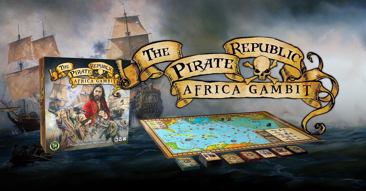 Tonight I'll take a live first look at The Pirate Republic: Africa Gambit from @GreenFeetGames. Plus the latest #TabletopGamingNews from @Paizo <a href="/ExaltedFuneral/">Exalted Funeral</a> <a href="/YochaiGal/">YochaiGal</a> #MenageriePress and more. Fun starts at 8pm ET/7pm CT/5pm PT. 😎 #BoardGames #TTRPGs youtube.com/watch?v=aS1HGr…