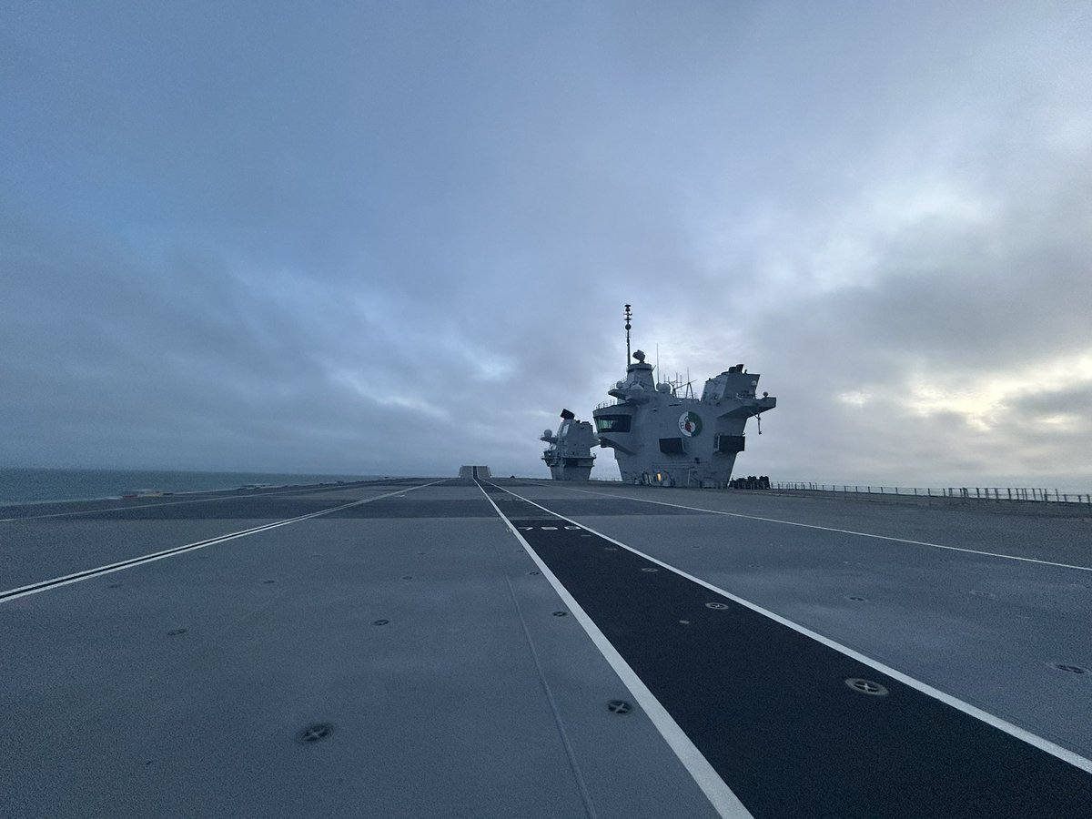 Back at sea