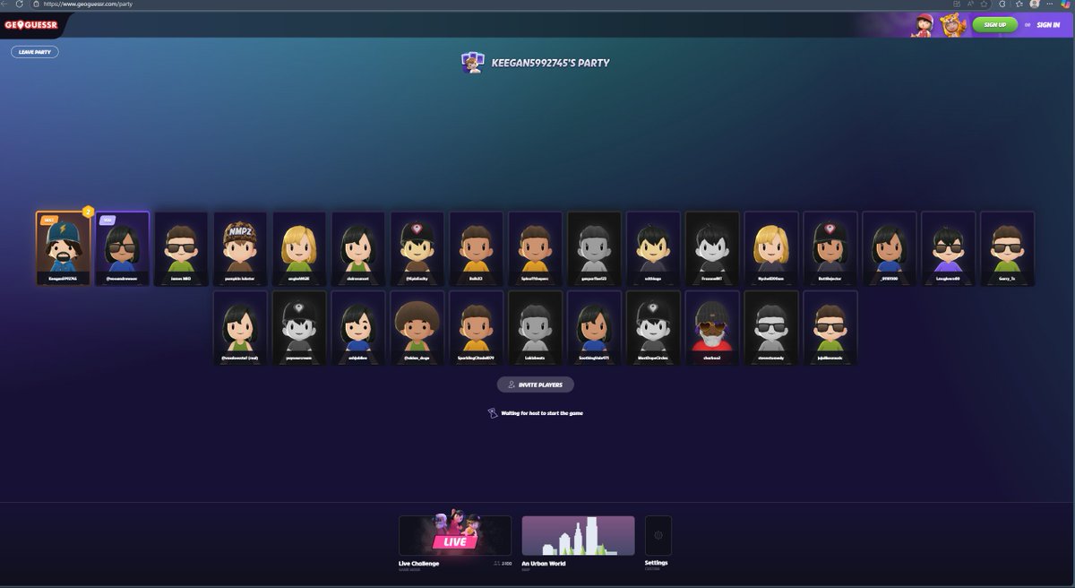 vooandrewoov's tweet image. running squid games geoguesser with twitter peeps you may know some of these peeps