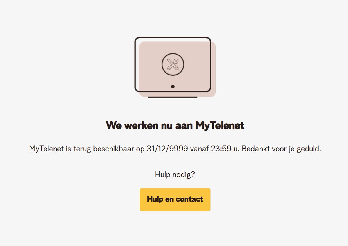 Ik heb nu wel redelijk wat geduld normaal, maar dit is toch wel héééél véél geduld gevraagd hoor <a href="/Telenet/">Telenet</a> 😉