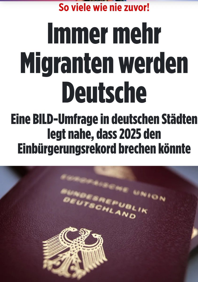 Tja, der Plan aus Deutschland ein islamisches Kalifat zu machen läuft. Wir werden sie nicht mehr los. Die Ur-Deutschen sollen vernichtet werden. Aber keine Angst, ihr linken werdet mit unter gehen. 🫠😘