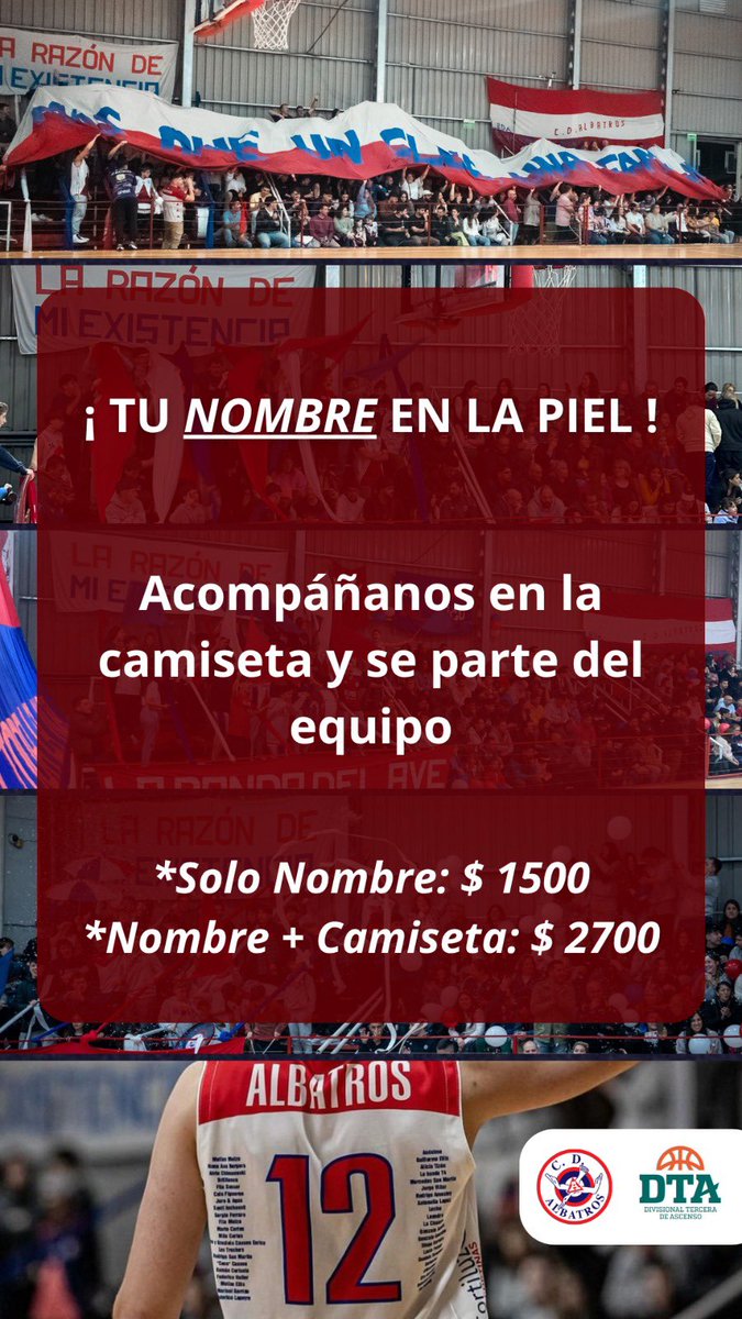 Se viene la <a href="/DTAFubb/">DTA</a> y vos 
¡Podes ser parte! 🏀🔺