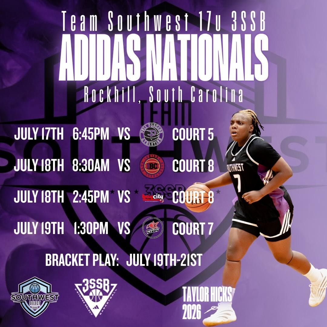 Taylor Hicks (@taylor_hicks_07) on Twitter photo Back at the Rock for the last time! Let's go Team Southwest! Don't stop until we get to the top! <a href="/SW_Select3SSB/">SWSelect3SSB</a> <a href="/LadyHippoHoops/">Lady Hippo Hoops</a> <a href="/JrAllStarBB/">Jr. All-Star Girls Basketball</a> <a href="/3SSBGCircuit/">3Stripes Select Basketball Girls Circuit</a> Back at the Rock for the last time! Let's go Team Southwest! Don't stop until we get to the top! <a href="/SW_Select3SSB/">SWSelect3SSB</a> <a href="/LadyHippoHoops/">Lady Hippo Hoops</a> <a href="/JrAllStarBB/">Jr. All-Star Girls Basketball</a> <a href="/3SSBGCircuit/">3Stripes Select Basketball Girls Circuit</a>