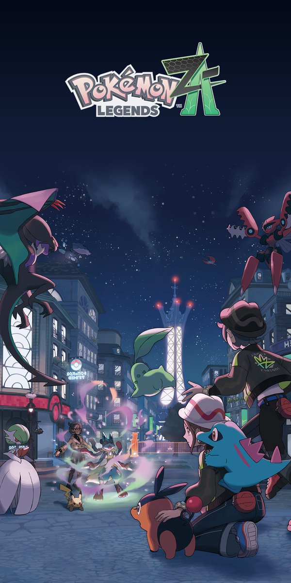 🔥 NEW Pokemon Legends ZA Wallpapers Revealed! The official