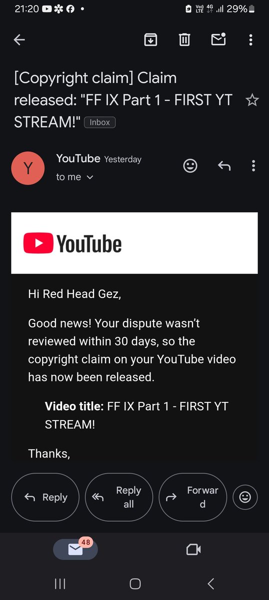 Hell yeah! Doesn't really mean much 😒 but as a first-time fighting a bogus bot claim, feels nice to see this email. 🥳