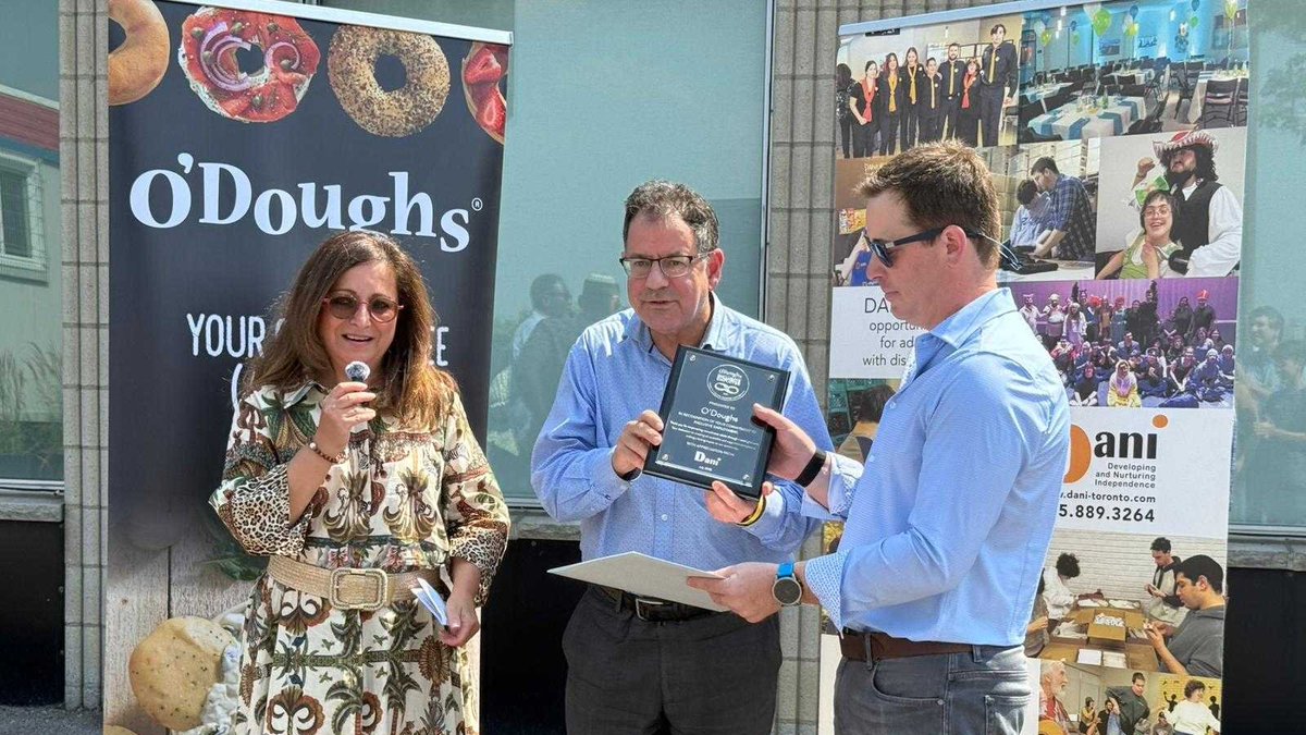 PasternakTO's tweet image. It was a pleasure to be invited as an honorary guest by DANI - Toronto to congratulate O'Dough's Gluten Free Bakery on receiving the inaugural DANI WorkWise Badge. This award is dedicated to employers who champion inclusive hiring and highlight the value that neurodiverse…