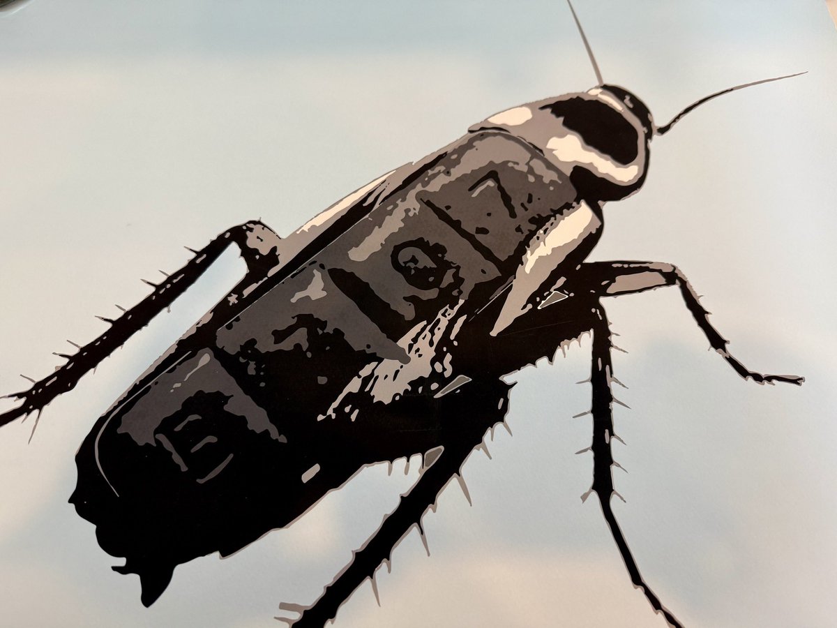 BillyMorrison's tweet image. JUST STUMBLED ACROSS THESE! My own personal AP prints of my Xanax roach design from a few years ago. The original editions sold out, but these are my personal copies that I have decided to make available. Email me at info@billymorrisonart.com or direct message me for more details