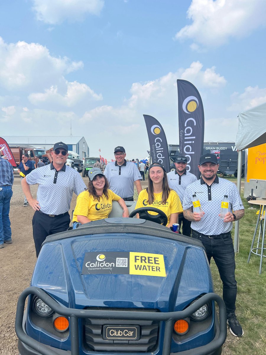Be on the look out for the Calidon Leasing water cart if you are <a href="/AginMotion/">Ag in Motion</a> 

Got a leasing question? Grab a bottle of water and have a chat.