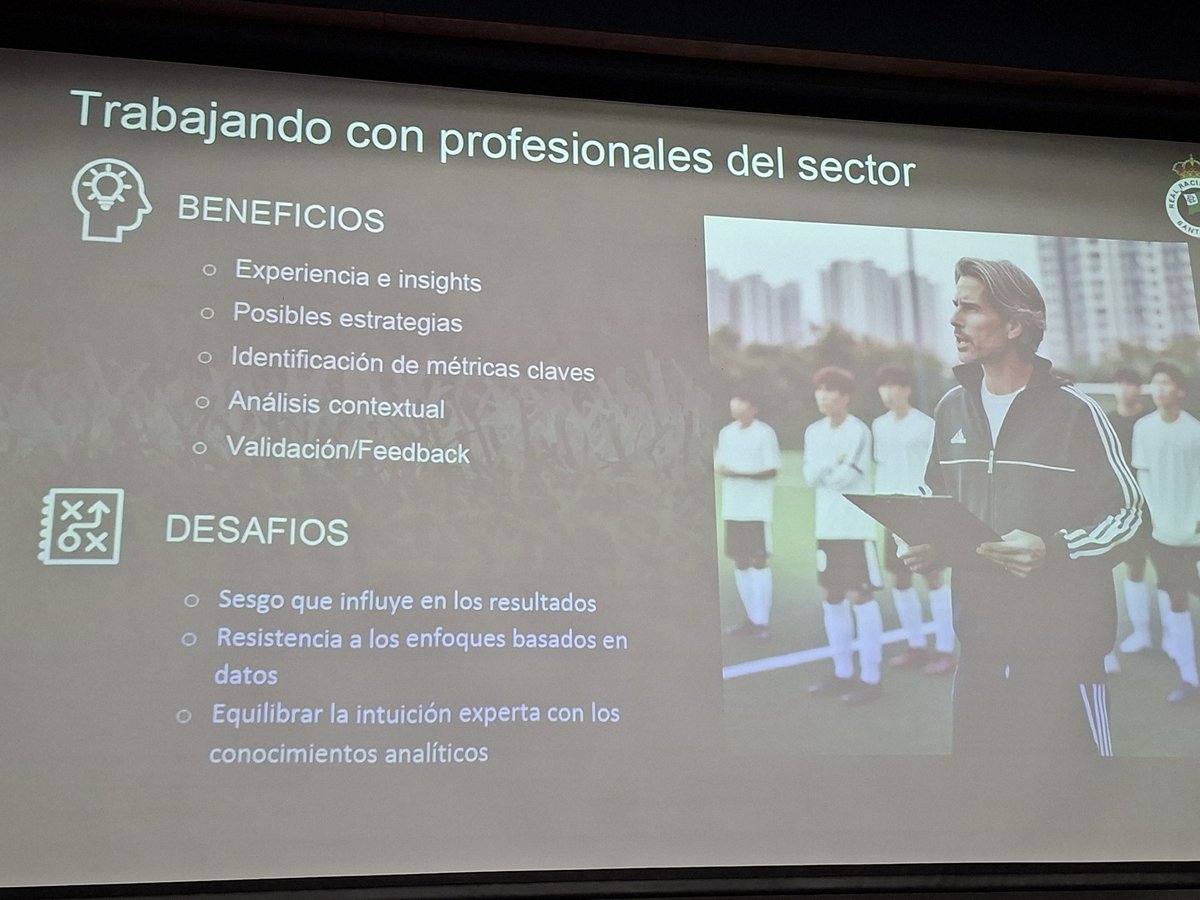 ComputacionUBA's tweet image. 🗣En esta charla @MonardoIvan analiza distintas estrategias implementadas utilizando datos y aprendizaje automático, aplicadas a mejorar la performance del Racing de Santander de España⚽️ #ComputacionYDatos.
