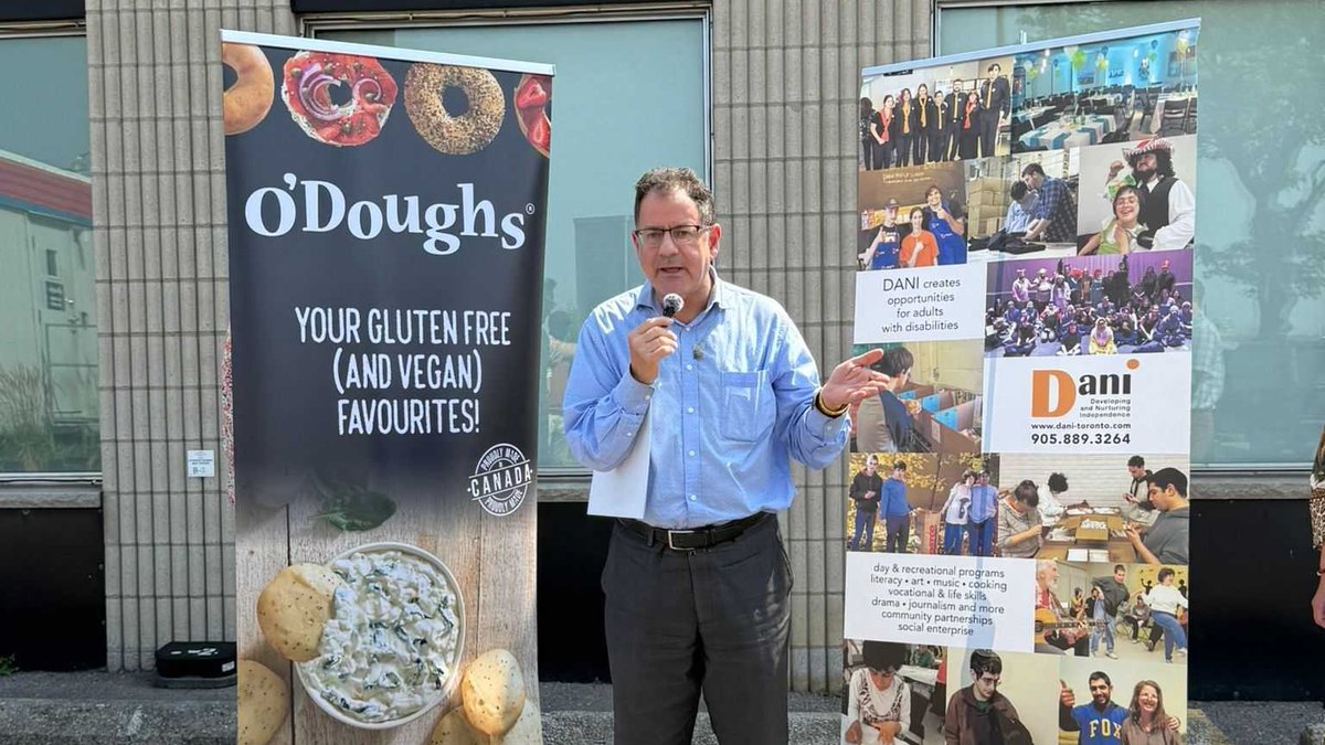 PasternakTO's tweet image. It was a pleasure to be invited as an honorary guest by DANI - Toronto to congratulate O'Dough's Gluten Free Bakery on receiving the inaugural DANI WorkWise Badge. This award is dedicated to employers who champion inclusive hiring and highlight the value that neurodiverse…
