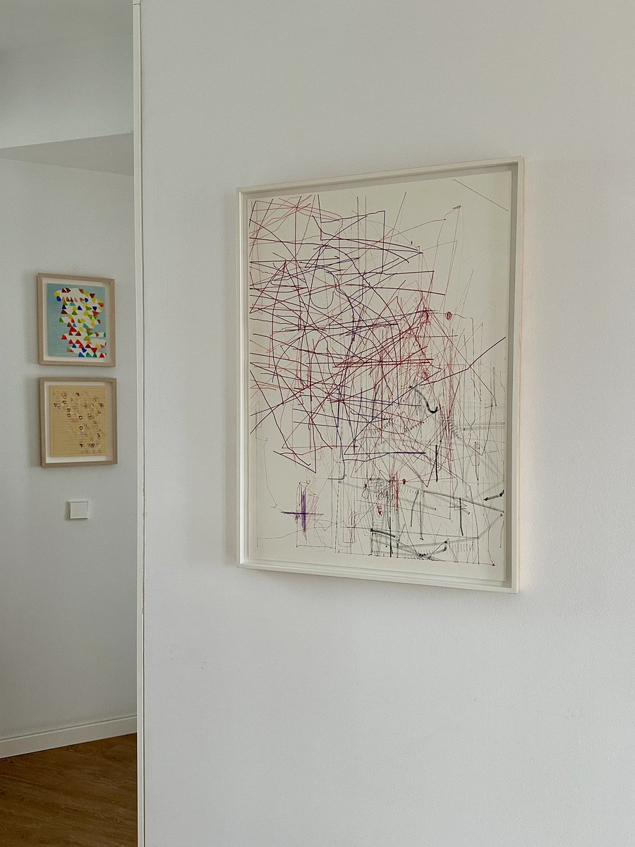 acamposuribe's tweet image. Good thing I’ve been keeping my art gains in $eth over the last years…
Well. ETH and artworks for my walls, like this beautiful Octet by @schwittlick_