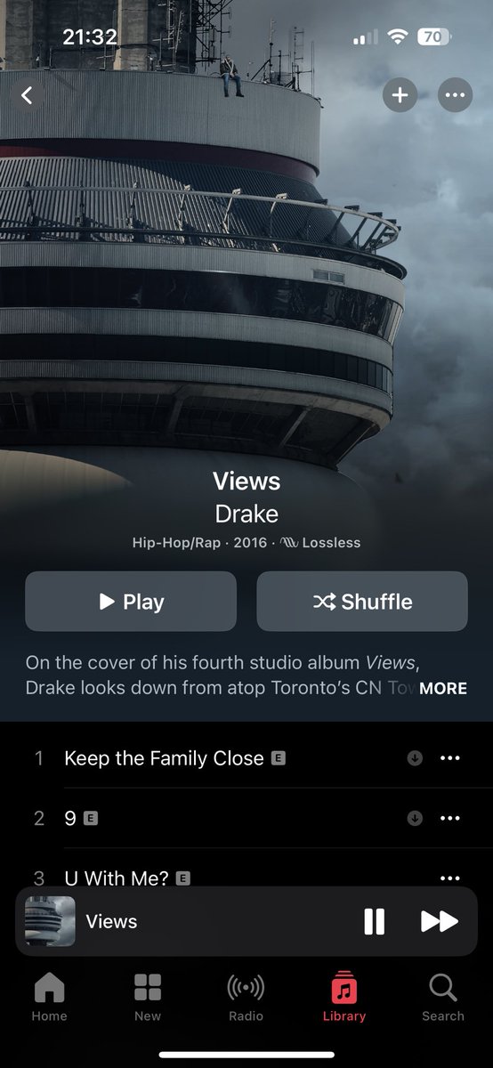 TR4PM0NEYBENNY's tweet image. I just listened to Views again and forgot how good this album really is…
