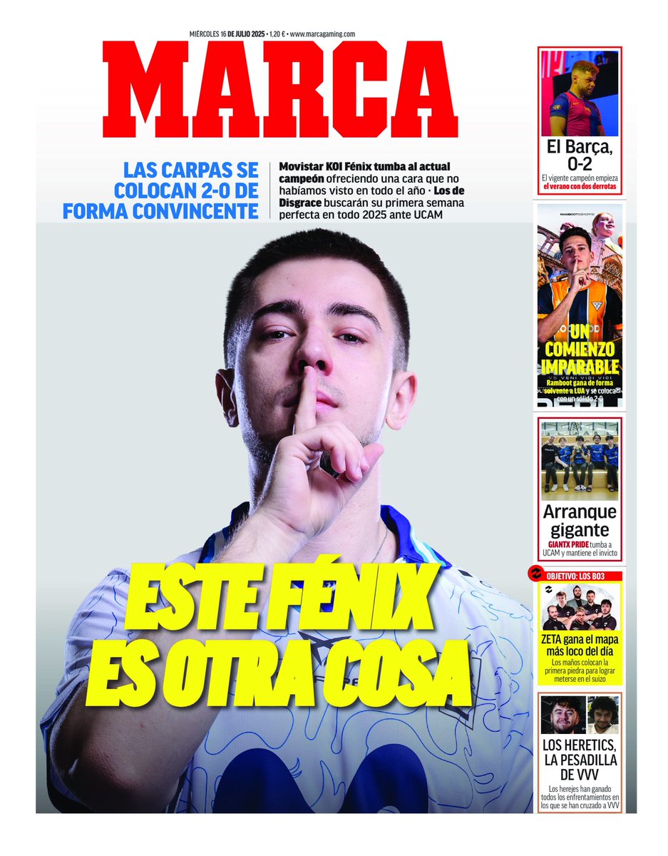 MarcaGaming's tweet image. &apos;Este Fénix es otra cosa&apos;

#LaPortadaDeLaSuperliga
