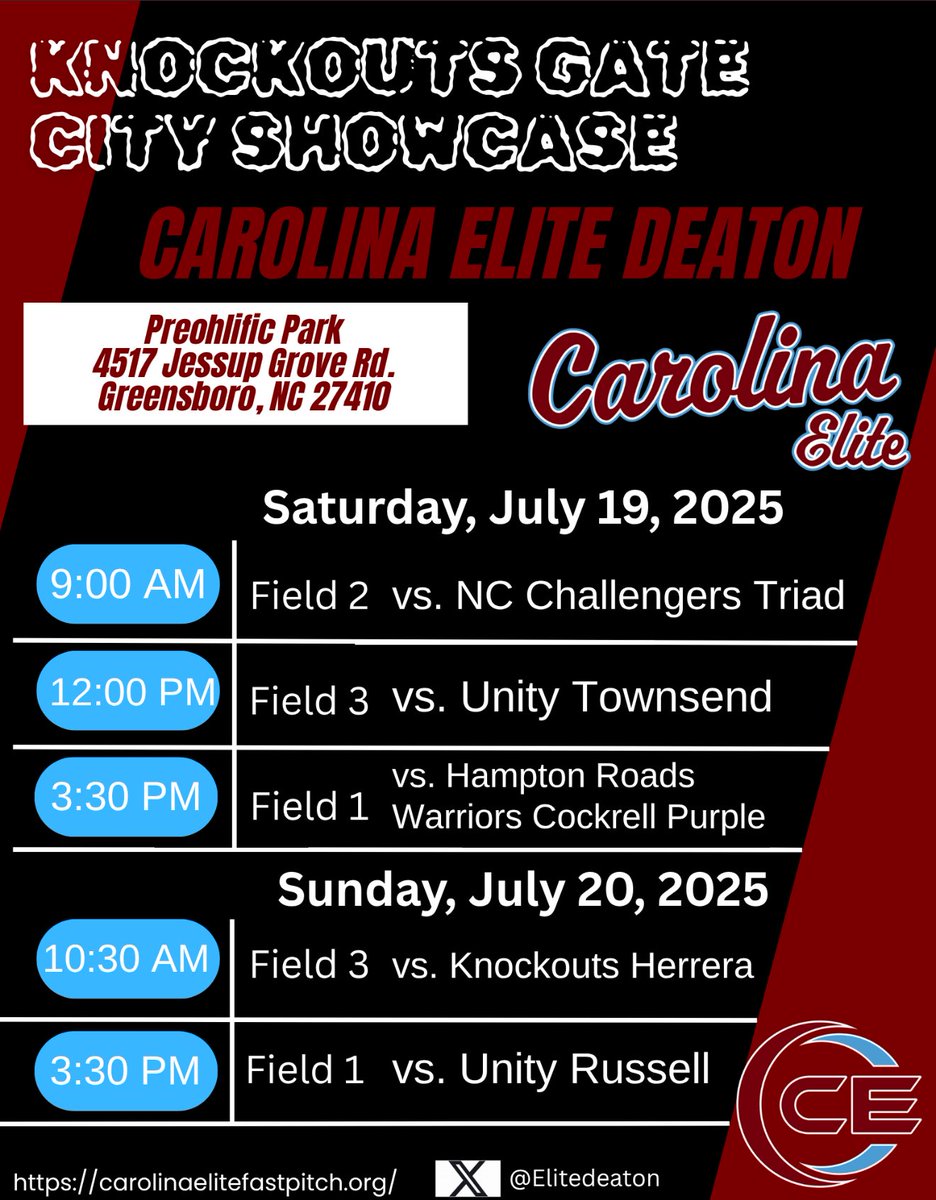Presley Leonard (@presleyfaith33) on Twitter photo Excited for this weekend! Storms and rain got us last weekend sadly! But we’re back in action this weekend! <a href="/elitedeaton/">Carolina Elite Deaton</a> Excited for this weekend! Storms and rain got us last weekend sadly! But we’re back in action this weekend! <a href="/elitedeaton/">Carolina Elite Deaton</a>