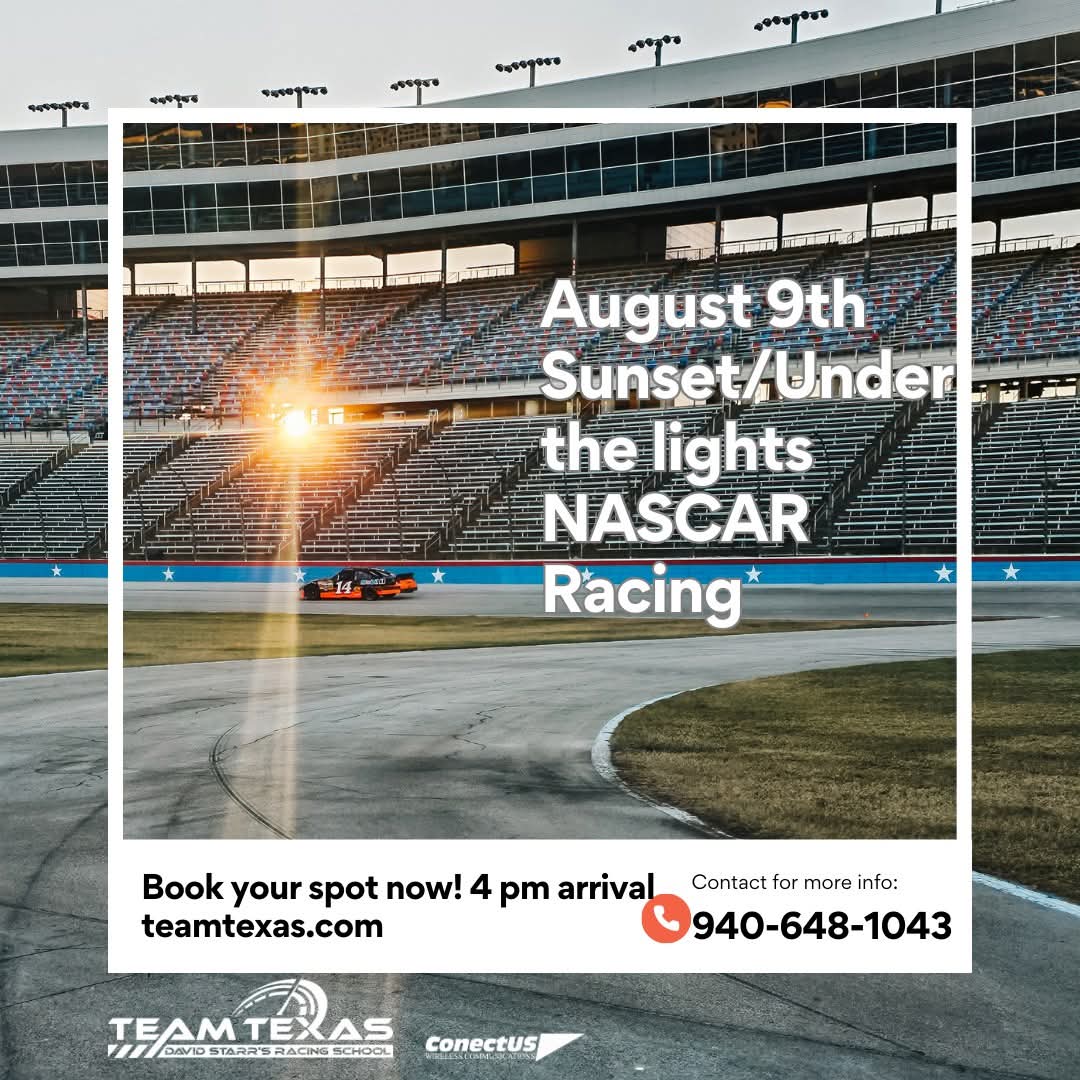 TeamTXDrivin's tweet image. 🔥 NASCAR Under the Lights – August 9th 🔥
Feel the adrenaline. Hear the roar. And RACE under the legendary lights of Texas Motor Speedway! 🏁
🕓 Arrive at 4 PM
🔥 Hot on the track at 6 PM
Whether you’re driving or riding shotgun, this is your shot to experience NASCAR y