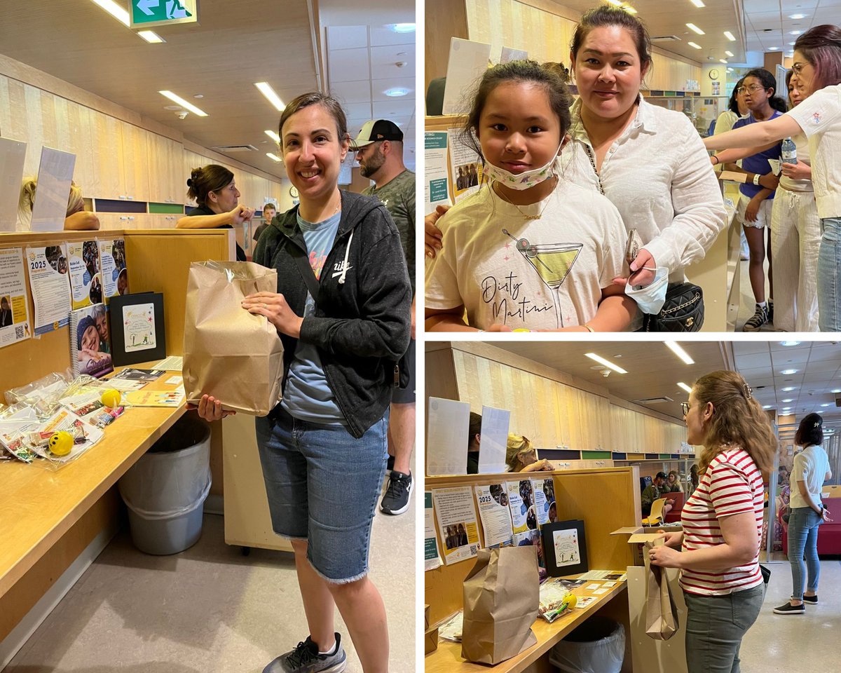 Our #childhoodcancer families at SickKids were treated to a free catered boxed lunch today thanks to a generous donation from an OPACC family who sponsored this lunch! 💛