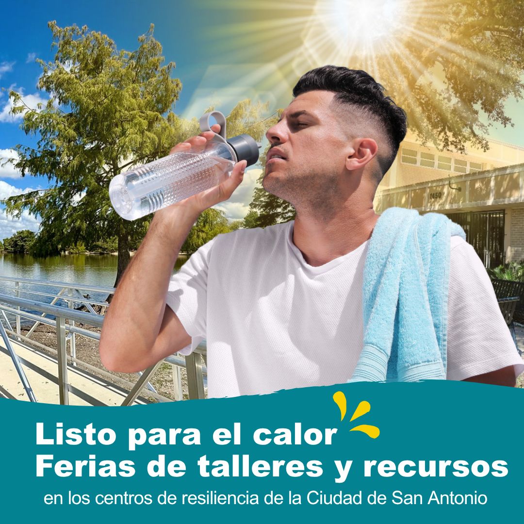 Reminder: Join AACOG and San Antonio Metro Health this Saturday, July 19, from 11 a.m. to 1 p.m. at the Garza Community Center (1450 Mira Vista) for a FREE Ready for Hot Weather Workshop and Resource Fair. This event is part of a COSA-led series on heat awareness. Learn how to
