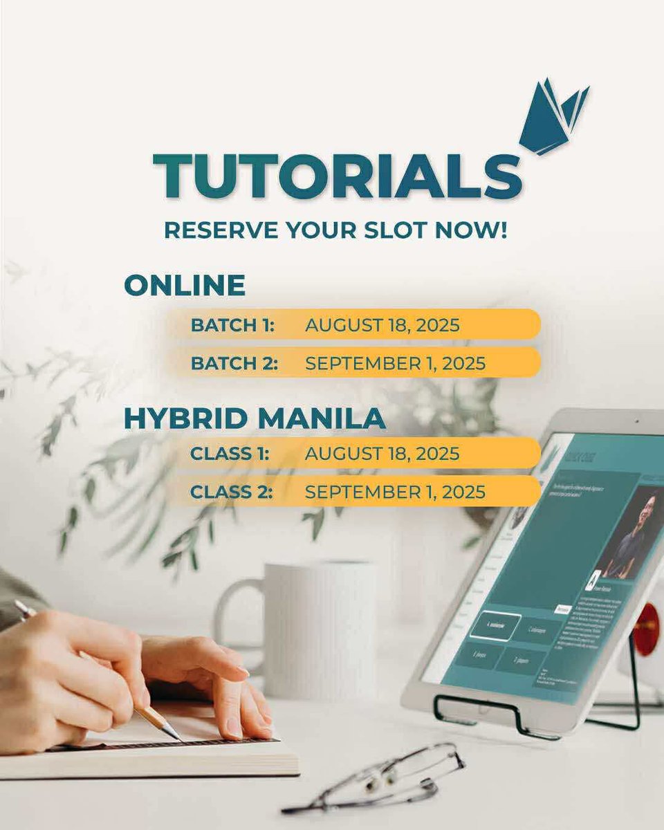 Rowel_19's tweet photo. Enroll na kayo! Avail our early bird discount until July 30 :) https://t.co/pqDHJ3bnBQ