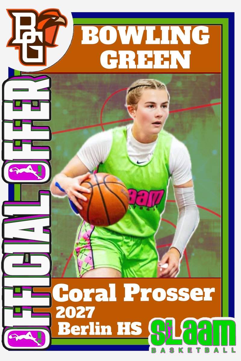 slaambasketball (@slaambasketball) on Twitter photo 🚨 BIG NEWS, #SLAAMFam! 🚨 STATE CHAMP <a href="/coral_prosser24/">Coral Prosser</a> has an offer for <a href="/BGSUWBB/">BGSU Women’s Basketball</a> to ball out under <a href="/CoachChmiel/">Coach Chmiel</a>! 🎉 Let’s keep the momentum rolling for this 2027 star from Berlin HS! 🔥 Congrats, Coral! <a href="/slaam2026jamal/">SLAAM 2026 Woodson</a> <a href="/SelectEventsBB/">Select Events Basketball</a> <a href="/BerlinAthletics/">Berlin Athletics</a> <a href="/getmeoffersnow/">GET ME OFFERS NOW!</a> 🚨 BIG NEWS, #SLAAMFam! 🚨 STATE CHAMP <a href="/coral_prosser24/">Coral Prosser</a> has an offer for <a href="/BGSUWBB/">BGSU Women’s Basketball</a> to ball out under <a href="/CoachChmiel/">Coach Chmiel</a>! 🎉 Let’s keep the momentum rolling for this 2027 star from Berlin HS! 🔥 Congrats, Coral! <a href="/slaam2026jamal/">SLAAM 2026 Woodson</a> <a href="/SelectEventsBB/">Select Events Basketball</a> <a href="/BerlinAthletics/">Berlin Athletics</a> <a href="/getmeoffersnow/">GET ME OFFERS NOW!</a>