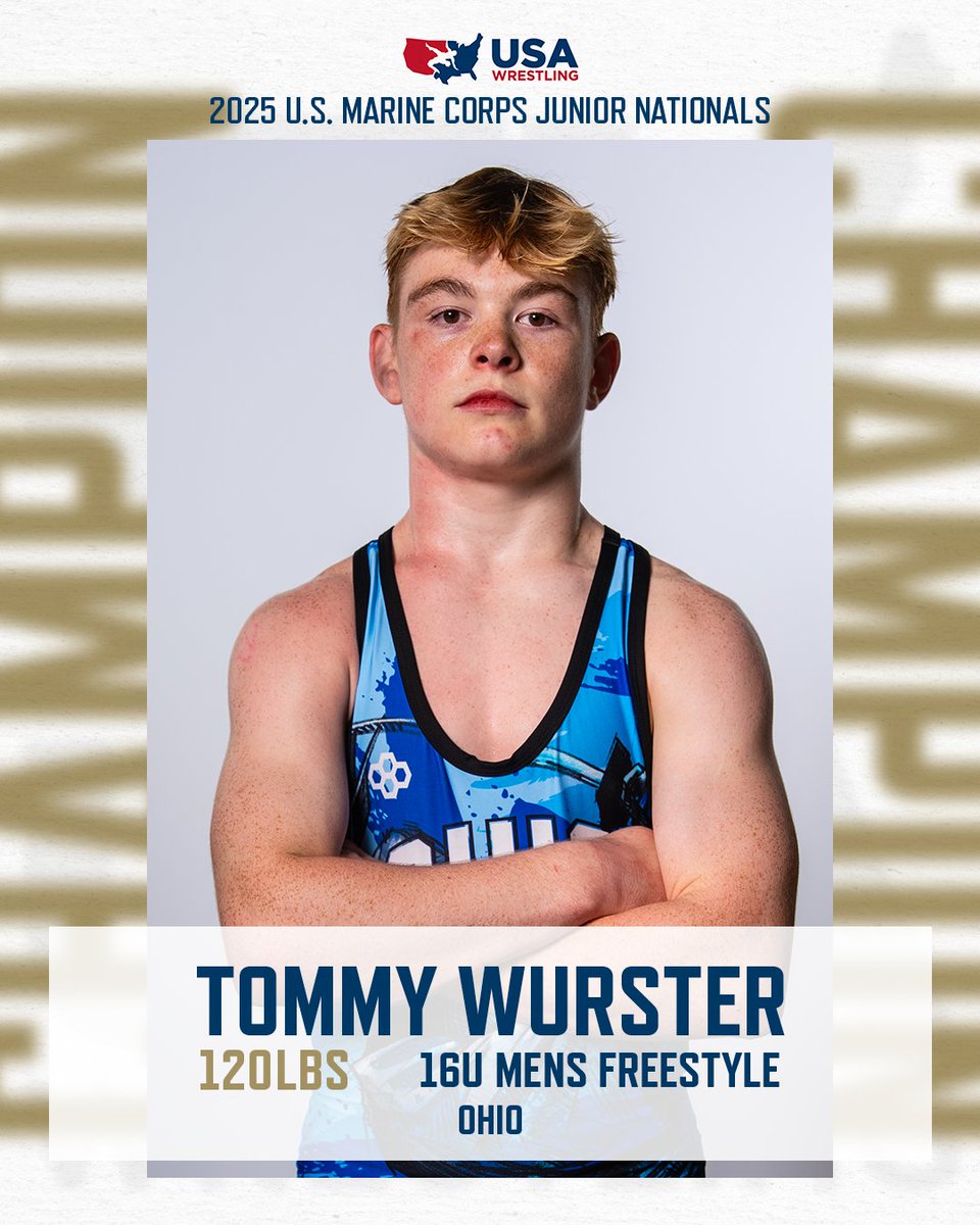 16U Boys 120: Tommy Wurster (OH) Dec. Mateo Gallegos (PA), 4-2 #Fargo2025