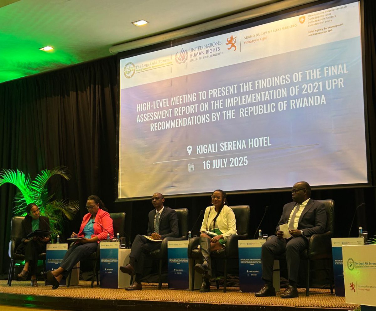 A great space and productive conversations today on Rwanda's UPR process. Thanks for organising <a href="/LegalAid_Rwanda/">Legal Aid Forum Rwanda</a> and the #UPRCoalition 👏