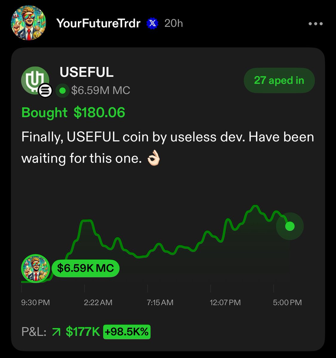 $180 BUY ➡️ $177K PROFIT 🤯

ITS USEFUL TO NEVER STOP CLICKING