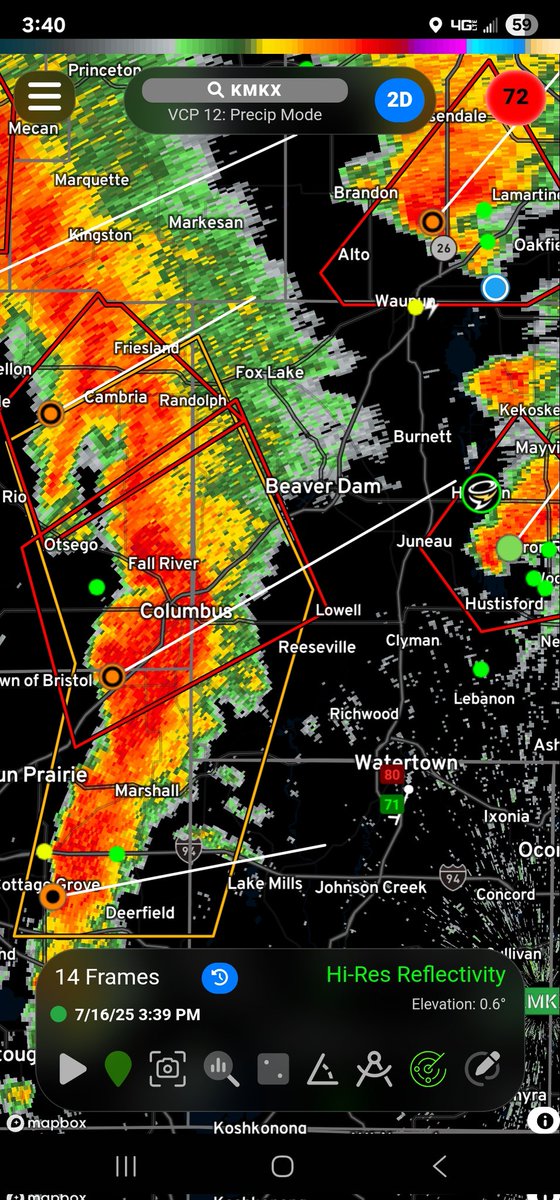 ZiggysTweeting's tweet image. I've decided to hang along 26/151 as more Tornadic storms are coming behind these #wiwx