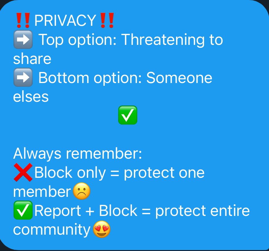 💢Handle switcher‼️
➡️was: expend_valerio

@ valerio_s30 (x.com/i/user/1681418…)
‼️Click on (X User ID)‼️

💥Needs another reporting

👉Report AGAIN Privacy violation (Threatening share; someone else's) and BLOCK. "Restricted" or "protected" account ➡️click 3 dots.