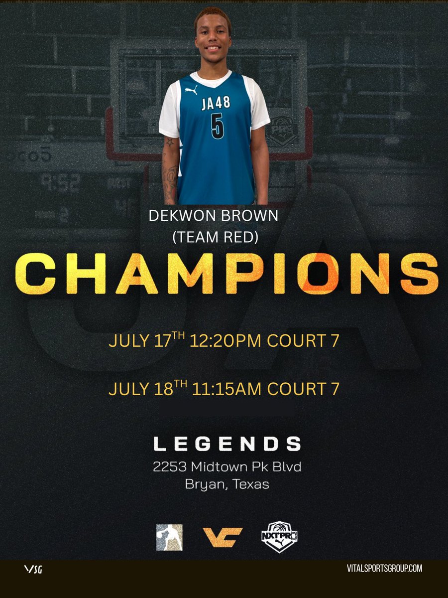 Dekwon Brown (@dekwonbrown) on Twitter photo Excited to compete in the JA champions!
<a href="/KilgoreHoops/">Kilgore College Men’s Basketball</a> <a href="/JUCOadvocate/">JUCOadvocate - Brandon Goble</a> Excited to compete in the JA champions!
<a href="/KilgoreHoops/">Kilgore College Men’s Basketball</a> <a href="/JUCOadvocate/">JUCOadvocate - Brandon Goble</a>