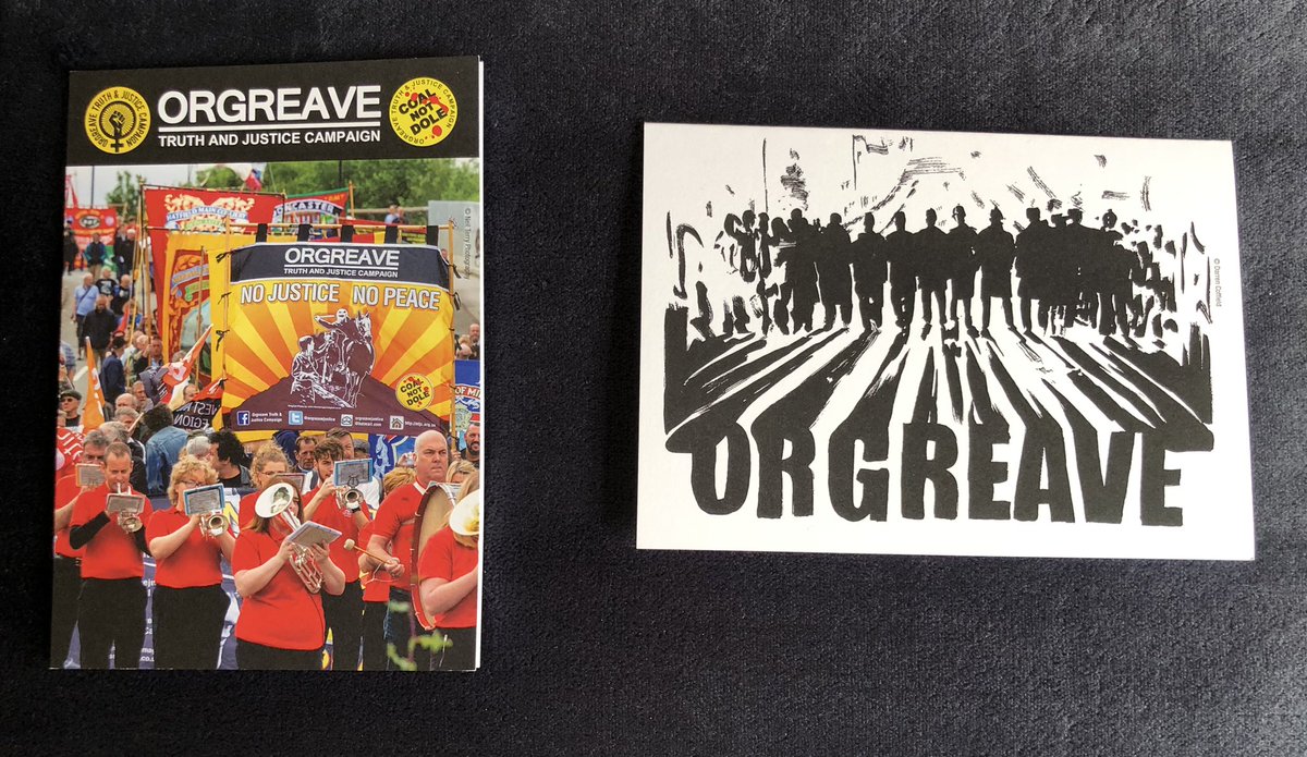 orgreavejustice's tweet image. OTJC FUNDRAISING MERCHANDISE
New T-shirts, Tote Bags & Greeting Cards & a range of other merchandise online.
ALL PRICES INCLUDE POSTAGE & PACKING
otjc.org.uk/merchandise/
Please email order with your name & postal address to: orgreavejustice@hotmail.com