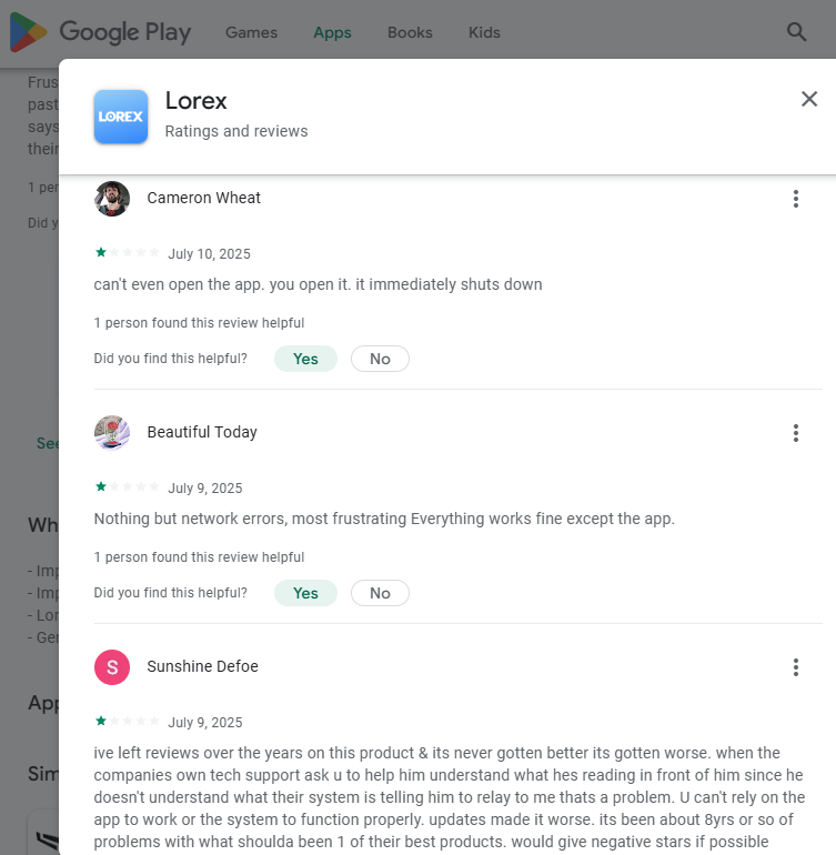 Worst Camera/App/Product form RC and PRC Lorex on GooglePlay-(Sucks-Lorex-Corp Camera/App/Products => [1-star] Lorex-Corp belong to China)(Rubbish)-ALTM#{Evaluated=>Garbage} User-talk: {(16.1)...re is no country called Taiwan.}👎(Conclusion=>Sucks Rated)#2555642