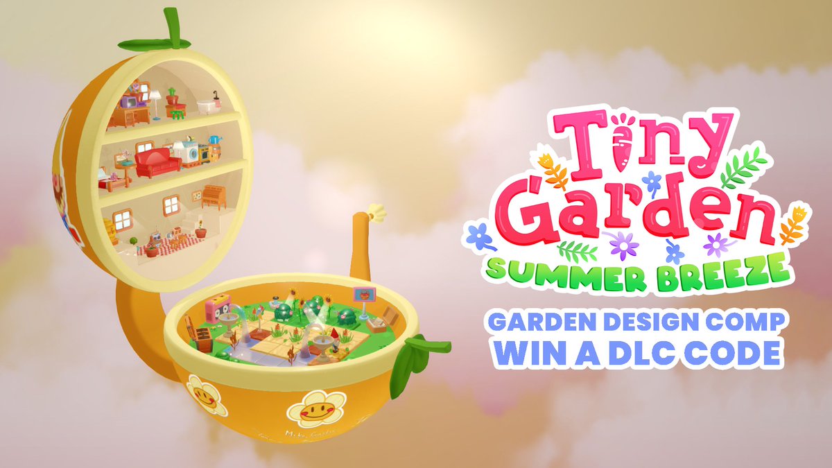 A0Norte's tweet image. How summery can you make your Tiny Garden before the update releases? ☀️
Reply with your gardens for a chance to win a free Cosmetic Pack key on launch! 🗝️
#giveaway #gaming