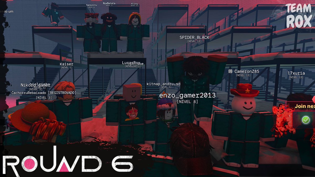 LucasRoxGames's tweet photo. 🔪🩸 Partida épica de @squidgame no @Roblox e @TwitchBR
#streamer #roblox #squidgame #teamrox #rox #twitch https://t.co/lvDu4twksK