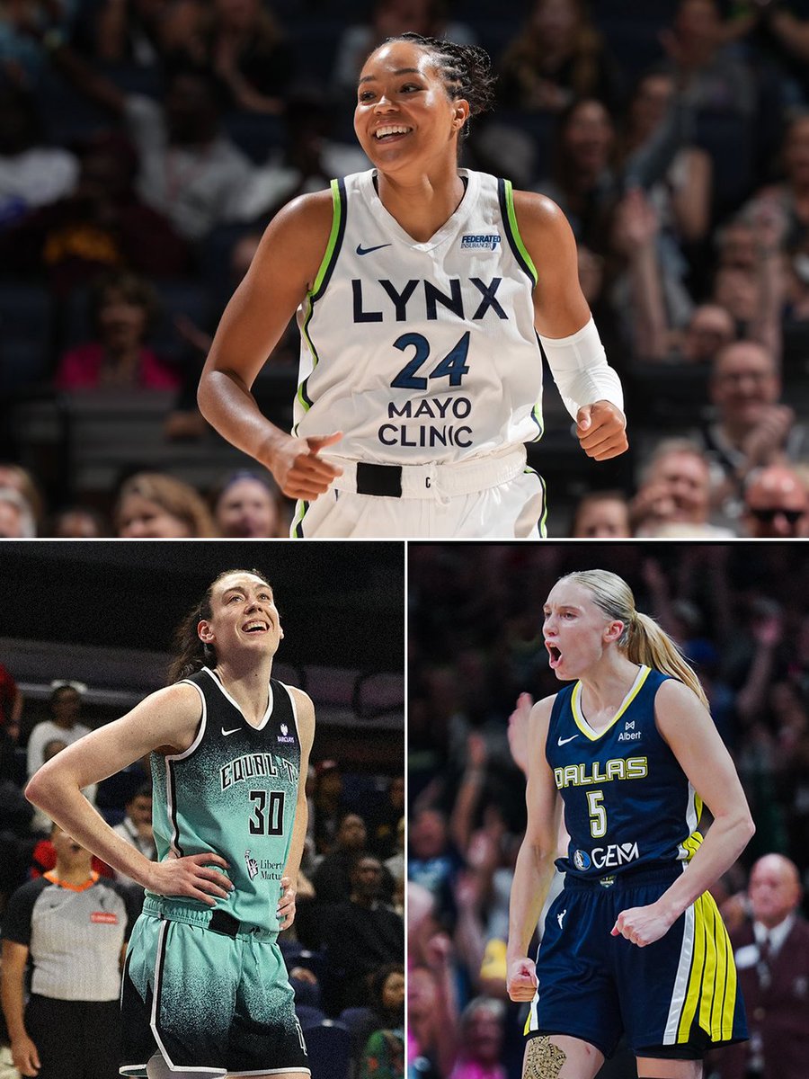 IONWNBA's tweet photo. The UConn to Team Collier pipeline runs deep at #WNBAAllStar2025  ⭐️

(via @WNBA, @UConnWBB) https://t.co/HP8LP3Ip5w