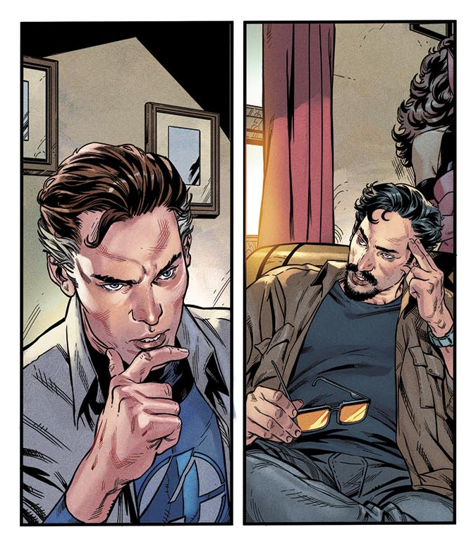 Farid_KrK's tweet image. Which one is better looking? Reed Richards or Tony Stark?
Mr. Fantastic and Iron Man from the next month Avengers 29
colors by @Toonfed