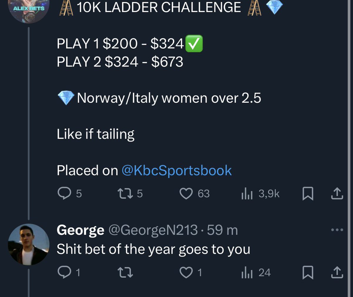 AlexJanpicks's tweet image. Does anyone know why George deleted his comment?
$20 to one that give me a good reason